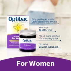Optibac Tím 30 Viên (Optibac For Women) Men Vi Sinh Chuyên Biệt Cho Phụ Nữ 2025 – Optibac Tím 30 Viên Bổ Sung Lợi Khuẩn Cân Bằng Hệ Vi Sinh Vùng Kín Phòng Trị Viêm Nhiễm Nấm Ngứa Khí Hư Viêm Tiết Niệu An Toàn Không GMO Chính Hãng Anh Giá Rẻ