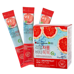 [Date 15.2.25] Nước Ép Bưởi Giảm Cân, Đẹp Da SangA Real Grapefruit Vita hộp 30 gói