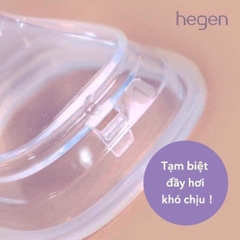 Bình sữa Hegen PPSU 240ml núm ti size M từ 3 – 6 tháng, White