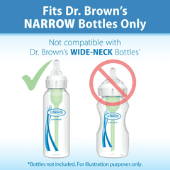 Núm ti bình sữa Dr.Brown's Cổ hẹp Số 4 Y-cut cho bé từ 9 tháng
