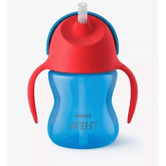 Bình tập uống Philips Avent có ống hút 200ml cho bé từ 9m SCF796/00