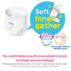 Bỉm Tã quần Merries size M 52+6 (cho bé 6-11kg)