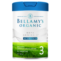 Sữa Hữu Cơ Bellamy’s Organic Beta Genica-8™ số 3 (Đạm A2) cho bé trên 1 tuổi Hộp 800g