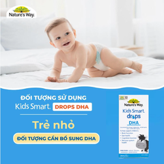 Dung dịch DHA Drops Nature's Way Kids Smart Drops DHA Dạng Giọt Giúp Tăng IQ, Phát Triển Não Bộ Cho Bé 20ml