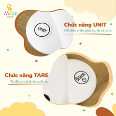 Cân điện tử kèm đo chiều cao cho bé Moaz BéBé MB - 084