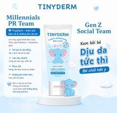 TinyDerm – Kem Phục Hồi Da Bé Dị Ứng Đạm Sữa Bò Nặng | Prebiotics + Postbiotics Nhật Bản Giúp Da Khỏe Từ Gốc 