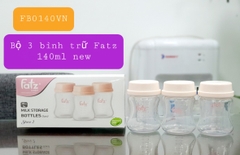 Bình trữ sữa 140ml (bộ 3 bình) - Store 2 - Fatzbaby FB0140VNX/FB0140VNH