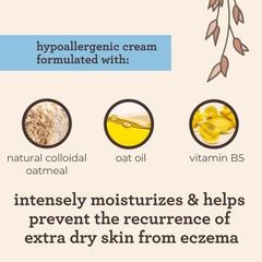 Kem Dưỡng Ẩm Aveeno Baby Eczema Therapy 206g Bột Yến Mạch Keo Tự Nhiên & Vitamin B5 2026 – Kem Dưỡng Da Aveeno Baby Eczema Therapy Cho Bé Bị Khô Ngứa Kích Ứng Do Chàm Không Chứa Paraben Steroid Fragrance-Free Phthalate-Free An Toàn Cho Trẻ Sơ Sinh Chính Hãng Mỹ Giá Rẻ