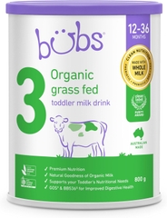 Sữa Bubs Organic Số 3 Grass Fed Toddler Milk 800g Cho Trẻ Từ 1 Đến 3
