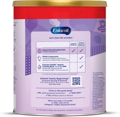 Enfamil NeuroPro Gentlease Baby Formula – Sữa Xây Dựng Trí Não DHA, HuMO6 Immune Blend, Giảm Quấy Khóc, Đầy Hơi, Khạc Nhổ Trong 24 Giờ