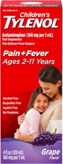 Siro Giảm Đau Hạ Sốt Tylenol Cho Trẻ 2-11 Tuổi Children’s Tylenol Pain Fever 120ml Vị Cherry 2025 – Acetaminophen Hương Anh Đào Chính Hãng Mỹ Giá Rẻ, An Toàn Không Aspirin Ibuprofen Cho Bé Mọc Răng Đau Nhức Sốt Cao