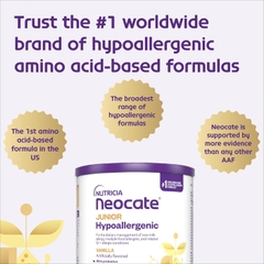 Sữa Công Thức Nutricia Neocate Junior Không Gây Dị Ứng Không Chứa Sữa Bò Công Thức Dựa Trên Axit Amin Dành Cho Trẻ Từ 1 Tuổi Trở Lên 2026 – Neocate Junior Hương Vani Lon 14.1 Oz (400g) Hỗ Trợ Tăng Cân Tiêu Hóa Miễn Dịch Cho Trẻ Mới Biết Đi Trẻ Em Thanh Thiếu Niên Dị Ứng Đạm Sữa Bò Chính Hãng Mỹ Giá Rẻ