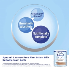 Sữa Bột Aptamil Lactose Free 400g Cho Bé 0-12 Tháng 2026 – Aptamil Lactose Free Không Lactose Hỗ Trợ Tiêu Hóa Tăng Cân Khỏe Mạnh Cho Bé Không Dung Nạp Đường Lactose Chính Hãng Anh Giá Rẻ