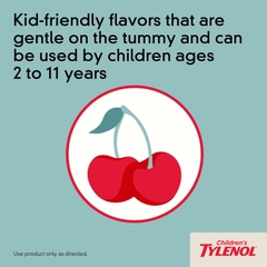 Siro Giảm Đau Hạ Sốt Tylenol Cho Trẻ 2-11 Tuổi Children’s Tylenol Pain Fever 120ml Vị Cherry 2025 – Acetaminophen Hương Anh Đào Chính Hãng Mỹ Giá Rẻ, An Toàn Không Aspirin Ibuprofen Cho Bé Mọc Răng Đau Nhức Sốt Cao