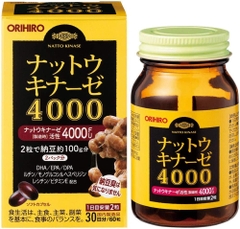 Viên Uống Hỗ Trợ Phòng Đột Quỵ Orihiro Nattokinase 4000FU