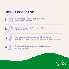 Sữa Bubs Organic Số 3 Grass Fed Toddler Milk 800g Cho Trẻ Từ 1 Đến 3
