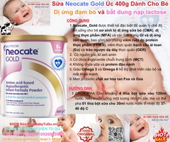 So Sánh Các Sản Phẩm Neocate: Syneo, DHA/ARA, LCP, Gold – Hướng Dẫn Chọn Sữa Cho Trẻ Dị Ứng Đạm Sữa Bò
