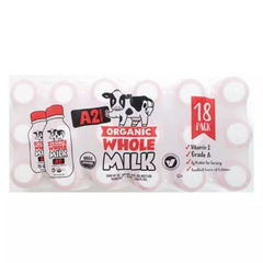Sữa Tươi A2 Organic Whole Milk Mỹ (Thùng 18 Hộp x 240ml): Giải Pháp Tiêu Hóa Khỏe Mạnh Cho Bé