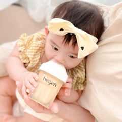 Bình sữa Hegen PPSU 150ml núm ti size S từ 1 – 3 tháng, White