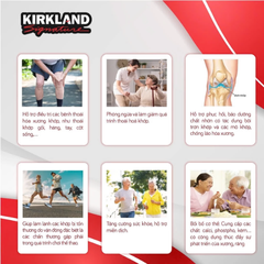 Bổ khớp Glucosamine giúp xương chắc khỏe Glucosamine & Chondroitin 280 viên Kirkland Signature đẩy lùi bệnh viêm khớp, thoái hóa