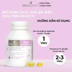 Vitamin BioIsland DHA Cho Mẹ Bầu Hộp 60 Viên (Úc)