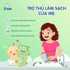 Nước Rửa Bình Sữa Dnee Organic Hương Cam Không Gây Kích Ứng An Toàn Cho Bé Túi 550ml