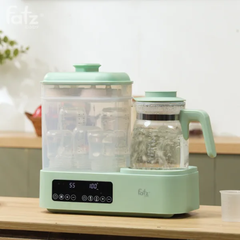 Máy đa năng điện tử (Tiệt trùng/ Sấy khô/ Hấp/ Làm sữa chua/ Đun & Hâm nước) Multimax 10 Fatzbaby