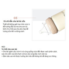 Bình sữa PPSU Moyuum - Trơn - 170ml - Kèm núm 1 từ 0 tháng tuổi