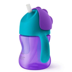Bình tập uống Philips Avent có ống hút 200ml cho bé từ 9m SCF796/00