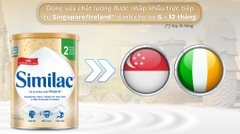 Sữa Bột Similac Số 2 Dinh Dưỡng 5G 400g (6-12 Tháng)