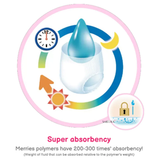 Bỉm Tã quần Merries size L 44+6 (cho bé 9-14kg)