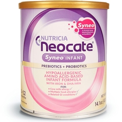 Sữa Neocate Syneo Mỹ 400g – Giải Pháp Tối Ưu Cho Trẻ Dị Ứng Đạm Sữa Bò, Viêm Ruột, Hấp Thu Kém