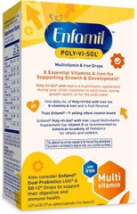 Thuốc Nhỏ Giọt Vitamin Tổng Hợp Enfamil® Poly-Vi-Sol® Có Chứa Sắt (Chai 50 mL): Hướng Dẫn Chi Tiết Cho Cha Mẹ