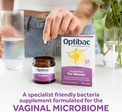 🌸 OPTIBAC PROBIOTICS DÀNH CHO PHỤ NỮ – MEN VI SINH HỖ TRỢ SỨC KHỎE VÙNG KÍN, 2,5 TỶ CFU, 30 VIÊN NANG (THUẦN CHAY) 🌸
