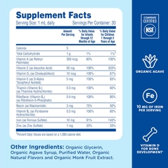 Siro Vitamin Tổng Hợp Mommy's Bliss + Sắt 30ml Cho Bé Từ 2 Tháng Tuổi Trở Lên 2026 – Mommy's Bliss Multivitamin With Iron Hỗ Trợ Hệ Miễn D