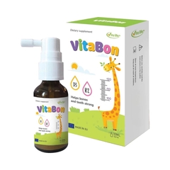 Vitabon D3K2DHA Dạng Xịt Bổ Sung Vitamin D3 K2 DHA Cho Trẻ Từ 0 Tháng Tuổi 2025 – Vitabon D3K2DHA Tăng Cường Hấp Thu Canxi Hỗ Trợ Xương Chắc Khỏe Phát Triển Chiều Cao An Toàn Không Lactose Chính Hãng Giá Rẻ Cho Bé Sơ Sinh