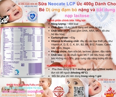 So Sánh Các Sản Phẩm Neocate: Syneo, DHA/ARA, LCP, Gold – Hướng Dẫn Chọn Sữa Cho Trẻ Dị Ứng Đạm Sữa Bò
