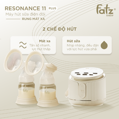 Máy hút sữa điện đôi rung mát xa Resonance 11 Plus Fatzbaby
