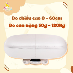 Cân điện tử kèm đo chiều cao cho bé Moaz BéBé MB - 084