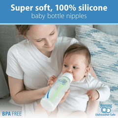 Núm ti bình sữa Dr.Brown's Cổ hẹp Số 4 Y-cut cho bé từ 9 tháng
