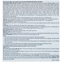 Vitabiotics Pregnacare Breast-Feeding Viên Uống Dành Cho Phụ Nữ Sau Sinh Hộp 56 Viên + 28 Viên Nang 2026 – Pregnacare Breast-Feeding Bổ Sung Vitamin Khoáng Chất Omega-3 DHA Hỗ Trợ Mẹ Sau Sinh Cho Con Bú Sức Khỏe Mẹ Khỏe Bé Phát Triển Toàn Diện Não Bộ Miễn Dịch An Toàn Không Gluten Không Lactose Chính Hãng Anh Giá Rẻ
