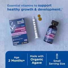 Siro Vitamin Tổng Hợp Mommy's Bliss + Sắt 30ml Cho Bé Từ 2 Tháng Tuổi Trở Lên 2026 – Mommy's Bliss Multivitamin With Iron Hỗ Trợ Hệ Miễn D