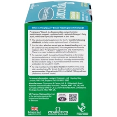 Vitabiotics Pregnacare Breast-Feeding Viên Uống Dành Cho Phụ Nữ Sau Sinh Hộp 56 Viên + 28 Viên Nang 2026 – Pregnacare Breast-Feeding Bổ Sung Vitamin Khoáng Chất Omega-3 DHA Hỗ Trợ Mẹ Sau Sinh Cho Con Bú Sức Khỏe Mẹ Khỏe Bé Phát Triển Toàn Diện Não Bộ Miễn Dịch An Toàn Không Gluten Không Lactose Chính Hãng Anh Giá Rẻ