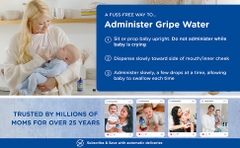 Nước Giảm Đầy Hơi Mommy’s Bliss Gripe Water Original 120ml 2026 – Siro Thảo Dược Dạng Lỏng An Toàn Dịu Nhẹ Làm Dịu Đầy Hơi Đau Bụng Nấc Cụt Quấy Khóc Ở Trẻ Sơ Sinh Chính Hãng Mỹ Giá Rẻ Không Chất Bảo Quản Không Paraben