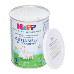 Sữa Dê HiPP Organic Số 2 400g Cho Bé Dị Ứng Đạm Sữa Bò 2026 – Sữa Dê Hữu Cơ Đức Beta-Casein A2 Dễ Tiêu Hóa Giảm Đầy Hơi Táo Bón Bổ Sung DHA ARA Hỗ Trợ Trí Não Miễn Dịch Chính Hãng 