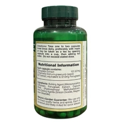 Vitamin Fenugreek 610mg (Cỏ Cà Ri Lợi Sữa) 2026 – Viên Uống Chiết Xuất Tự Nhiên Cỏ Cà Ri Kích Thích Tăng Tiết Sữa Cải Thiện Chất Lượng Sữa Hỗ Trợ Phục Hồi Sức Khỏe Mẹ Sau Sinh Tăng Size Vòng 1 Như Hormone Estrogen Chính Hãng Nature's Garden Anh Giá Rẻ