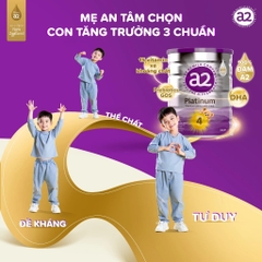 Sữa A2 Platinum Junior Milk Drink Số 4 Lon 900g (Từ 3 Tuổi Trở Lên) 2026 – Sữa A2 Đạm Quý A2 Nhập Khẩu New Zealand Tự Nhiên Dễ Tiêu Hóa Hỗ Trợ Phát Triển Chiều Cao Trí Não Hệ Miễn Dịch Sức Khỏe Toàn Diện An Toàn Không Đạm A1 Không GMO Chính Hãng Úc Giá Rẻ Cho Trẻ Tiền Học Đường