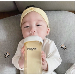 Bình sữa Hegen PPSU 150ml núm ti size S từ 1 – 3 tháng, White