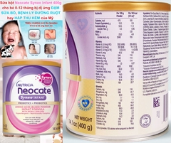 Sữa Neocate Syneo Mỹ 400g Chính Hãng 2025: Review Chi Tiết, Giá Bán, Thành Phần, Lợi Ích, Cách Pha Cho Bé Dị Ứng Đạm Sữa Bò Nặng, Rối Loạn Tiêu Hóa, Viêm Ruột, Hấp Thu Kém