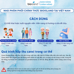 Viên Nang Canxi Sữa Hữu Cơ Bio Island Úc: Giải Pháp Xương Răng Chắc Khỏe Cho Cả Gia Đình